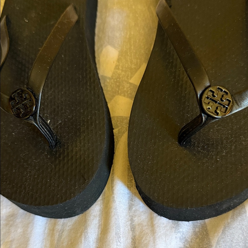Tory Burch Classic Black Sandals - Picture 2 of 3